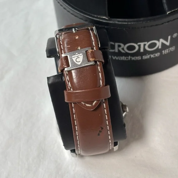 Croton Men's Watch Aquamatic CA301172 New Battery installed Works Great! - Picture 9 of 14